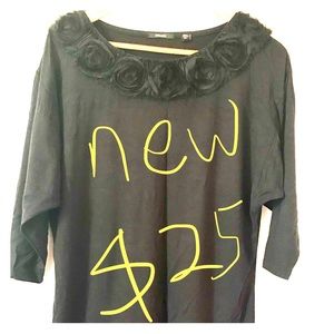 Brand new black dress 3/4 sleeve brand new no tag